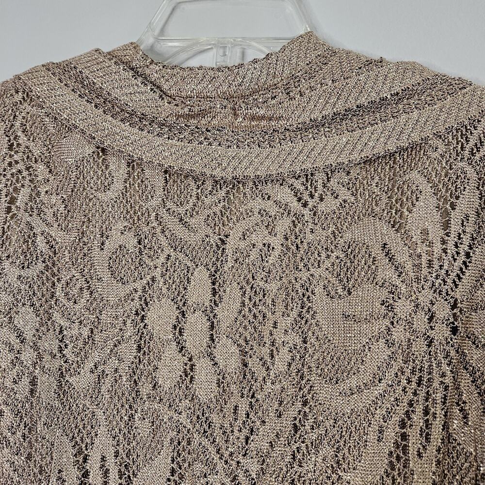Damianou 2 Pc Gold Sleeveless Tank & Jacket Womens M Elegant Design LN - Picture 7 of 10